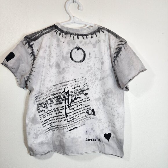 SOLD OUT. One-of-a-Kind Distressed Girly Tee – Perfect for Spring! - Picture 7 of 10